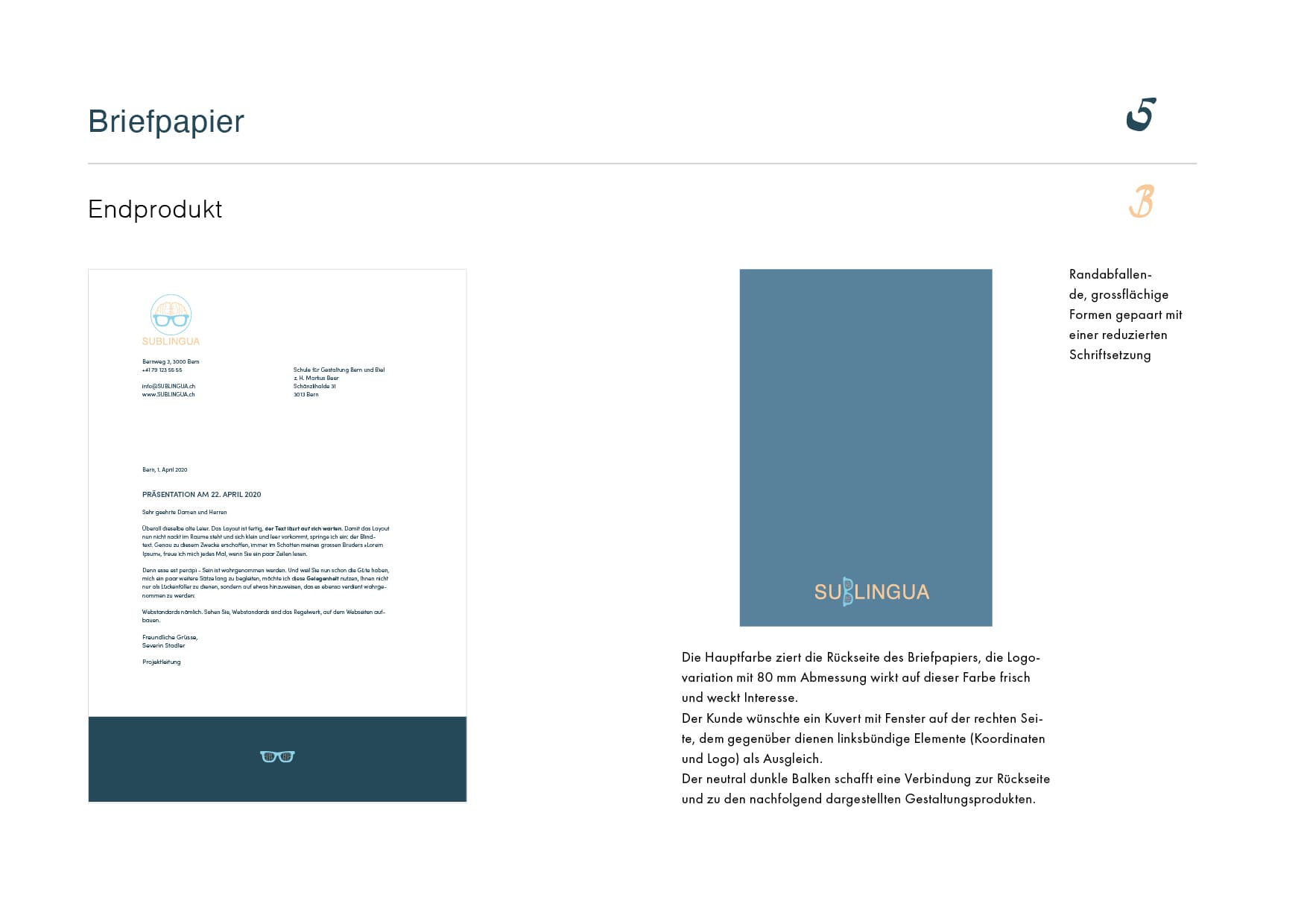 CORPORATE DESIGN FOR SUBLINGUA 15