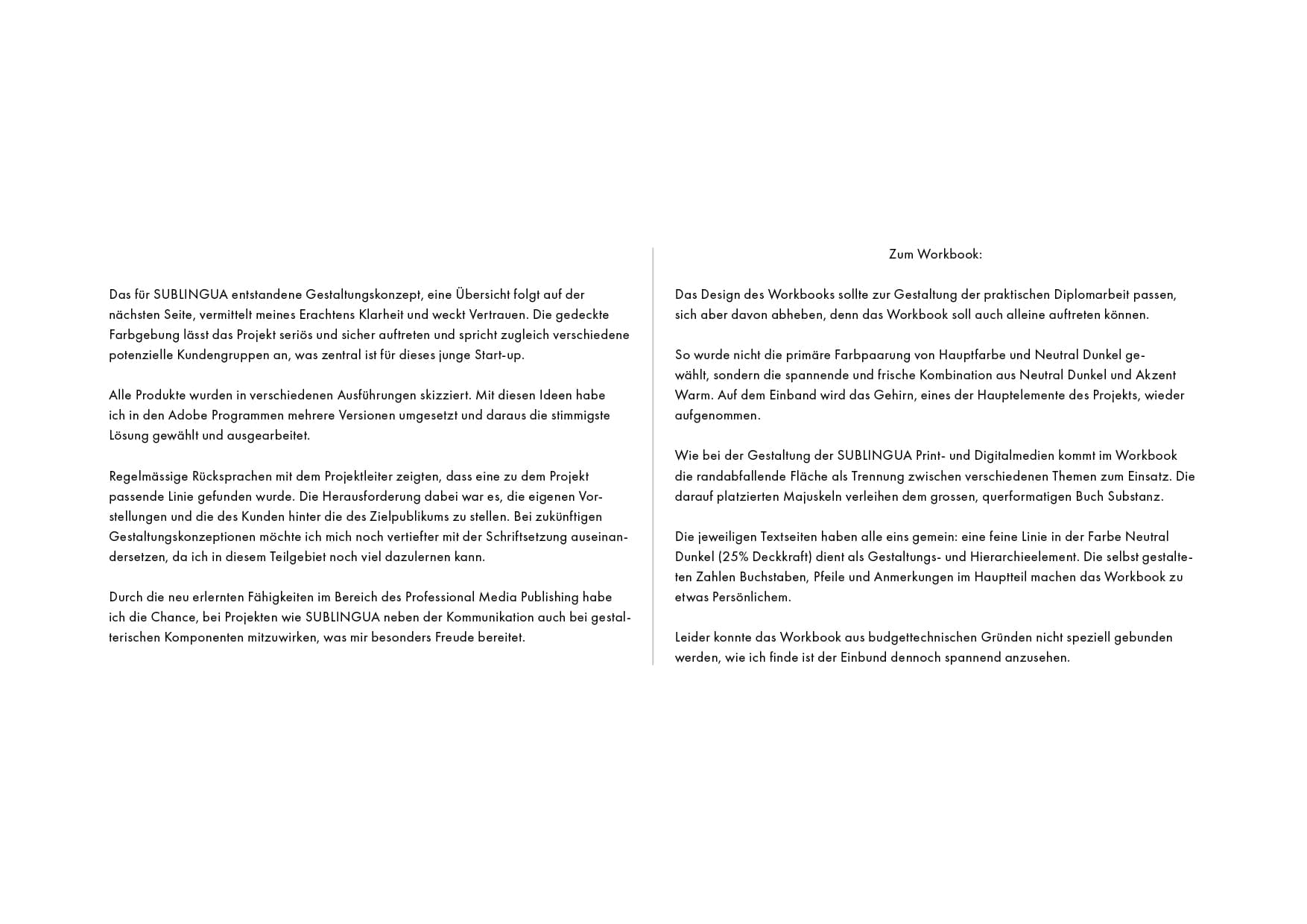 CORPORATE DESIGN FOR SUBLINGUA 32